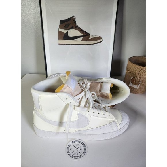 Nike Blazer Mid ‘77 Next Nature Sail/White (DO1344-100) Women’s - Picture 1 of 4